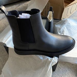 J.Crew leather pull-on boots